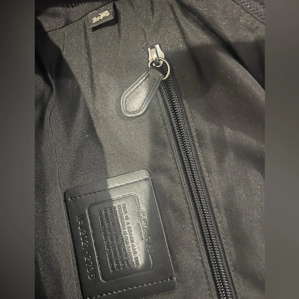 Coach Black Monogram Backpack - Picture 3 of 3